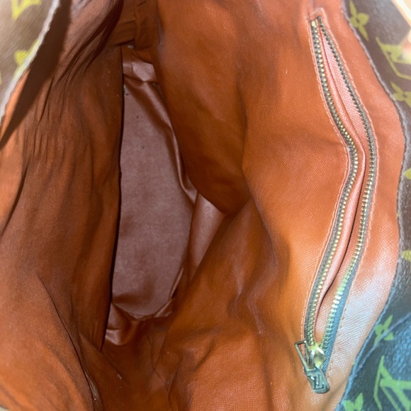 Monogram Tote with Brown and Tan Accents - Picture 6 of 9